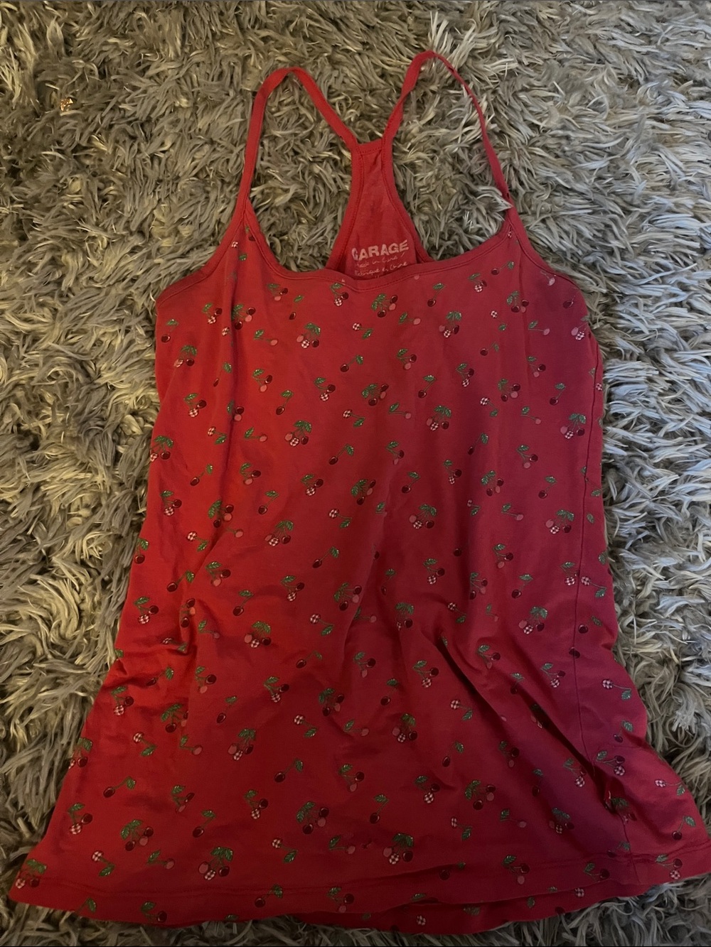 Garage Cherry-Print tank